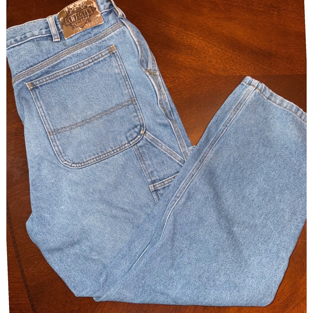 Guide Gear Mens Carpenter Jeans Size 38x30 Straight Leg Durable Workwear Utility